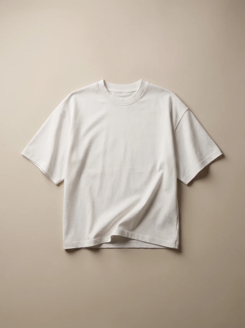 BOXY FIT T-SHIRT — WHITE